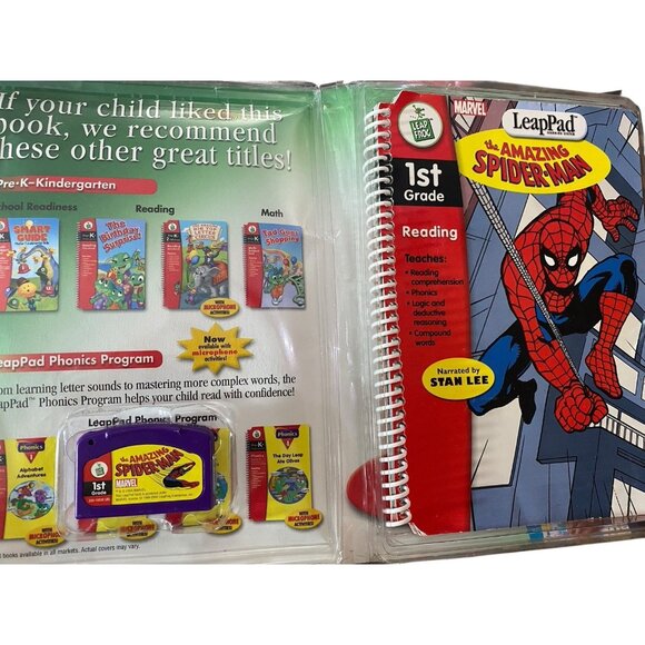 LeapFrog LeapPad Learning System 7 Games Cartridges & Books Leap Pad Lot - Picture 4 of 7